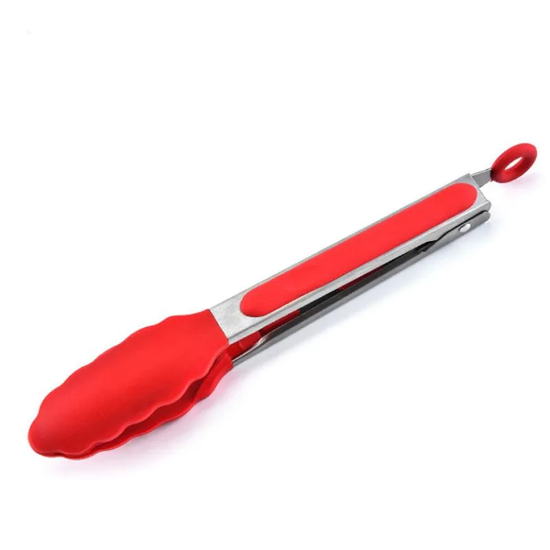Silicone kitchen tongs